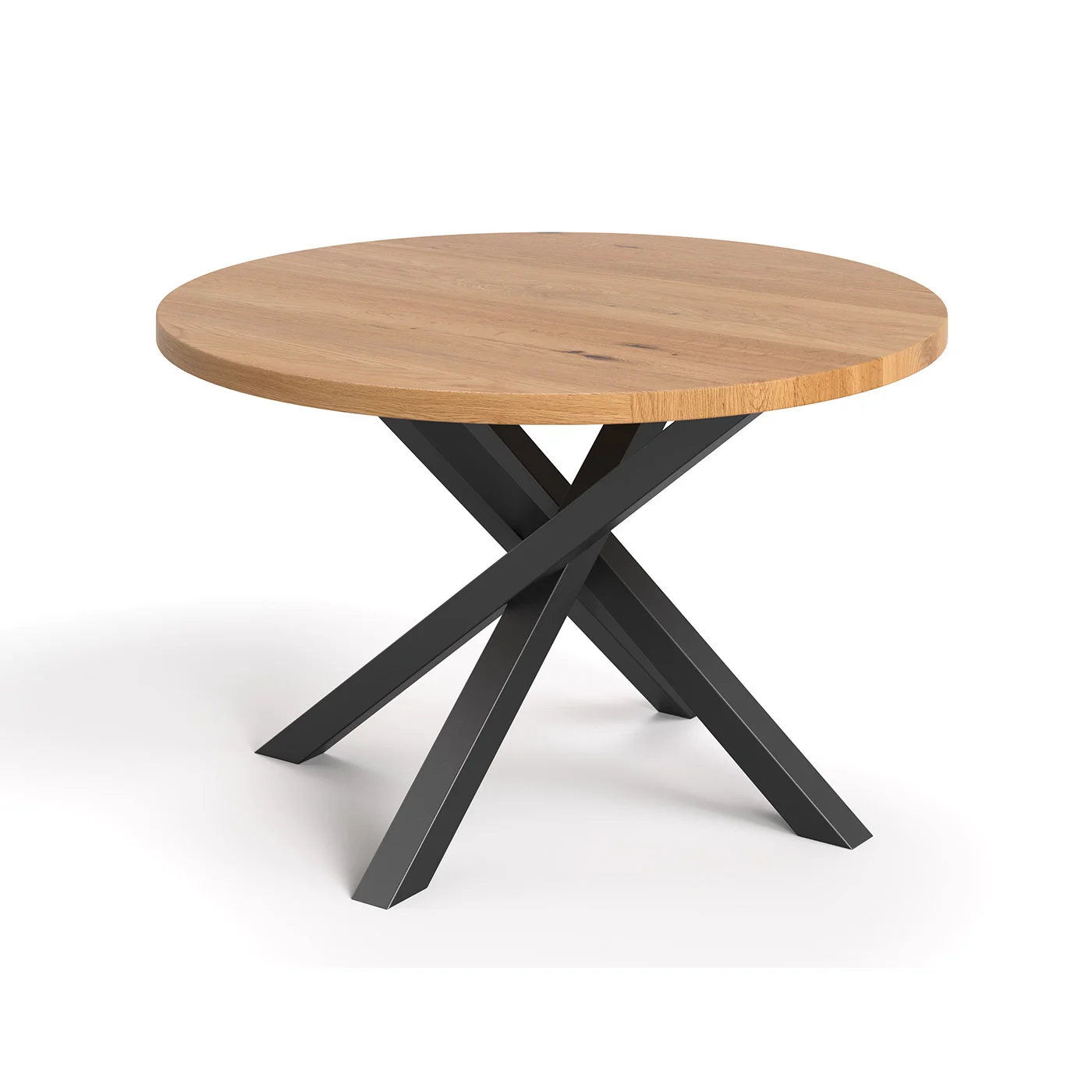 Runder Aster-Tisch aus Massivholz
