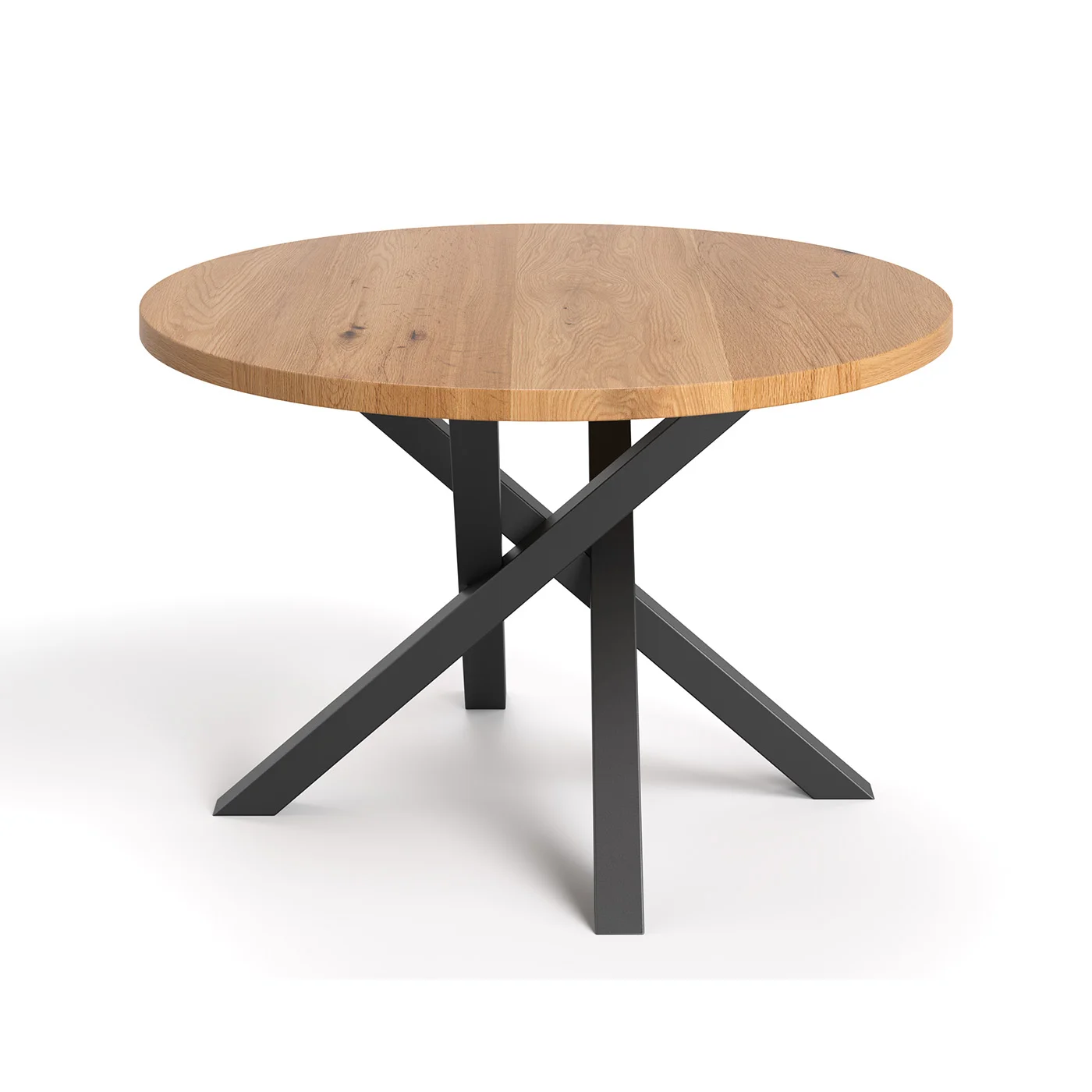 Runder Aster-Tisch aus Massivholz