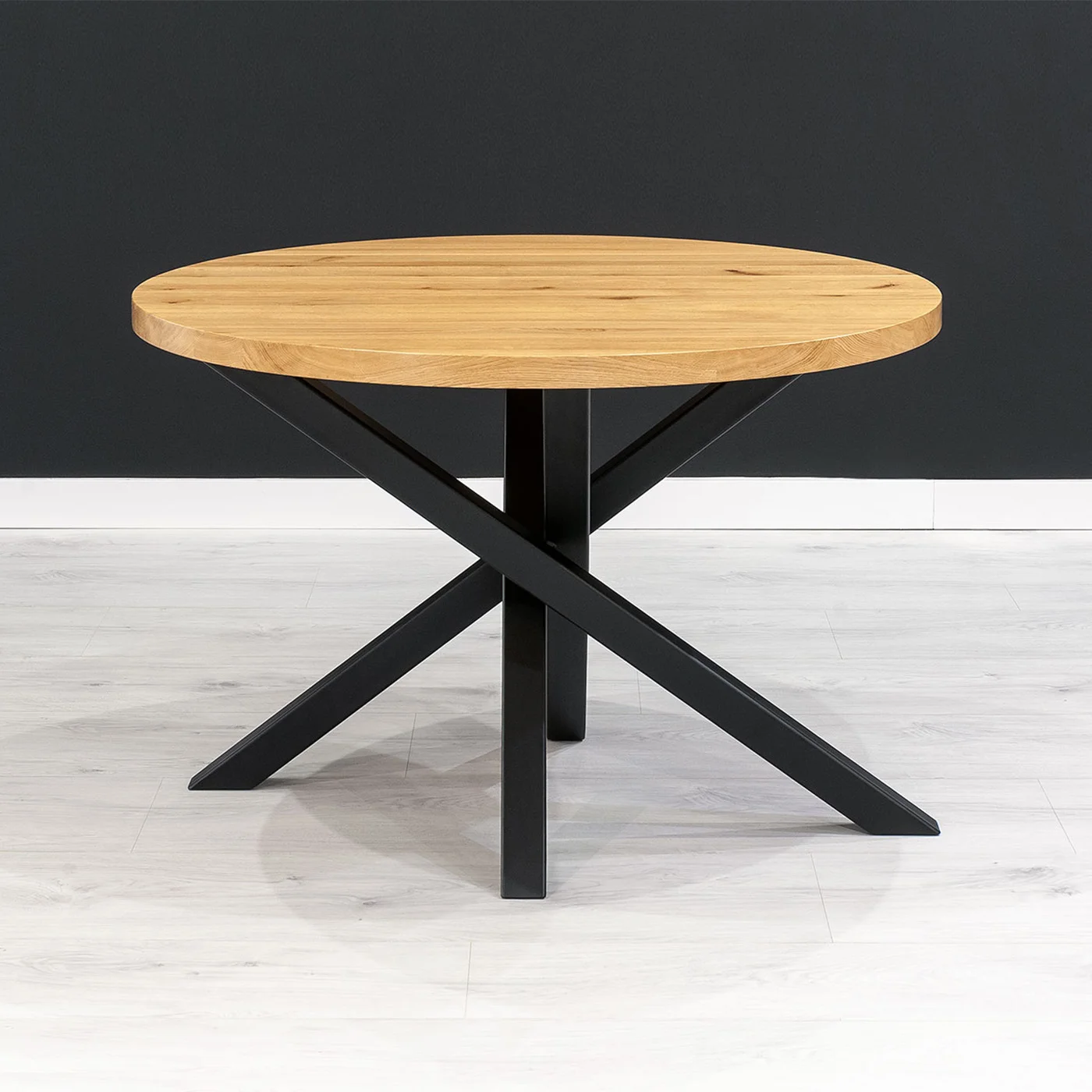 Runder Aster-Tisch aus Massivholz