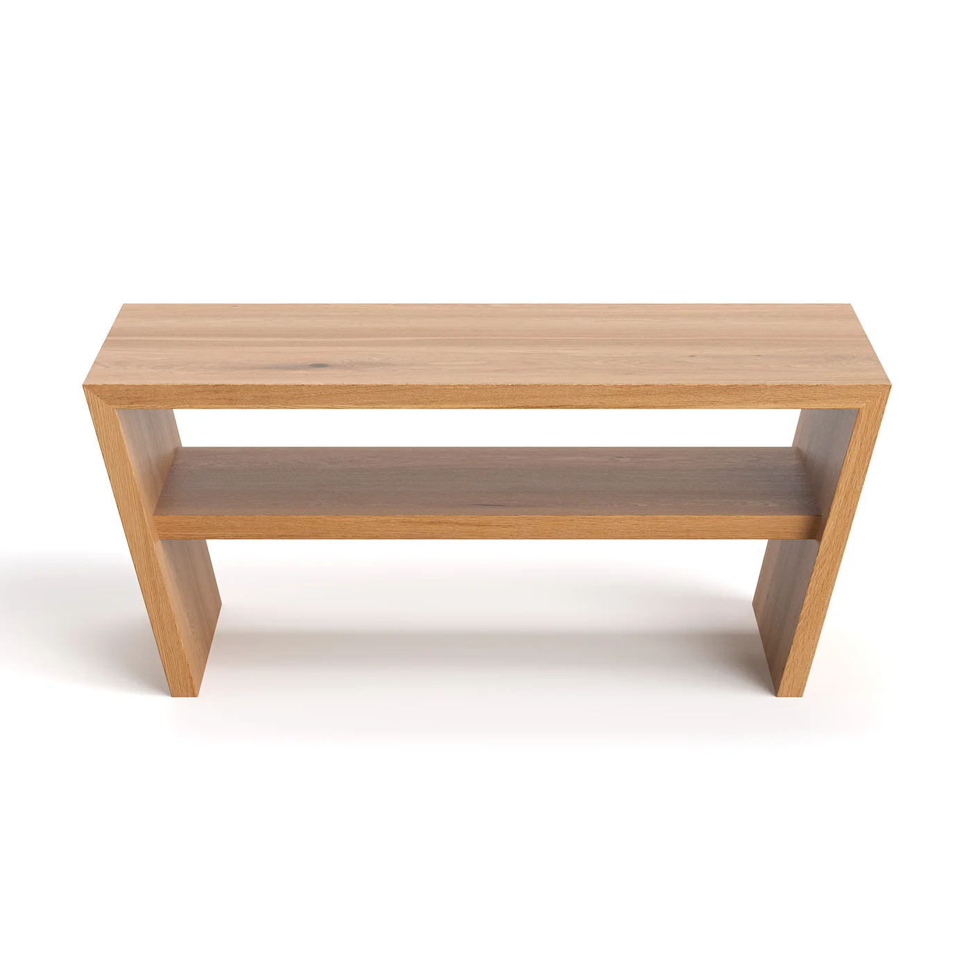 Corona-Couchtisch aus massivem Holz