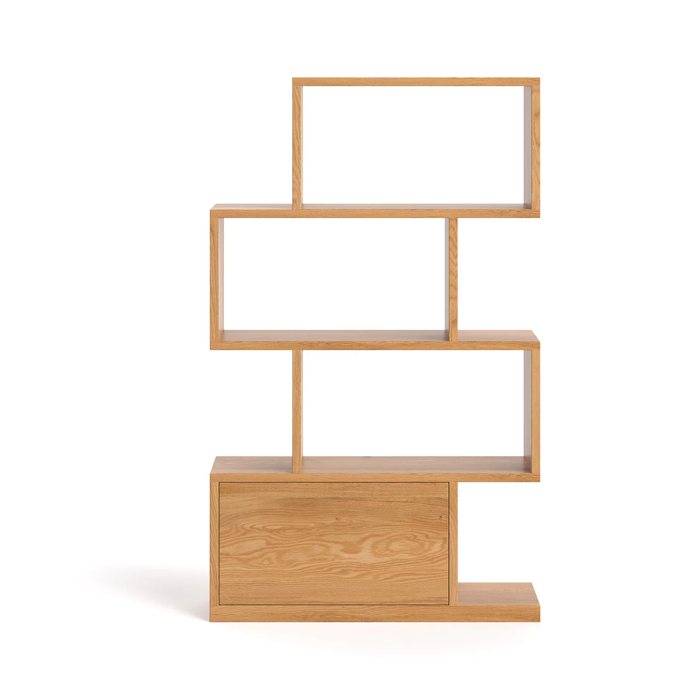 Domino-Bücherregal aus Holz