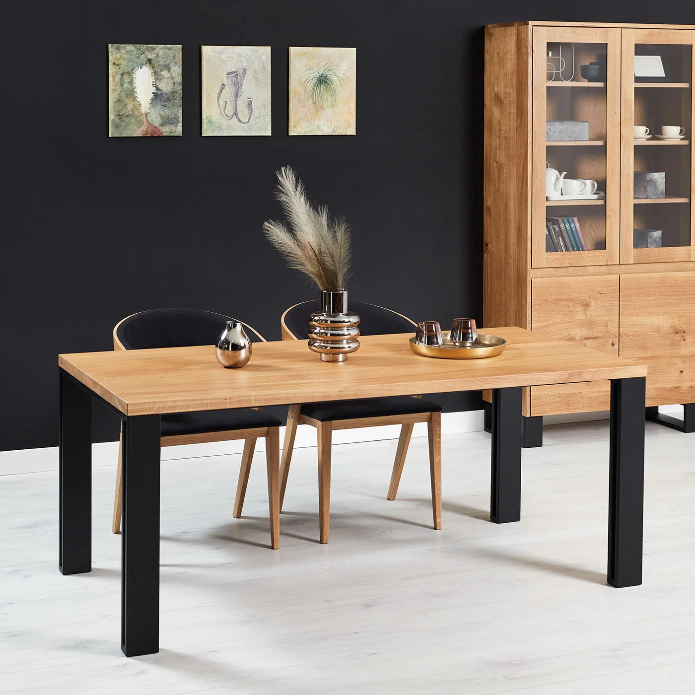 Fold-Tisch aus Massivholz