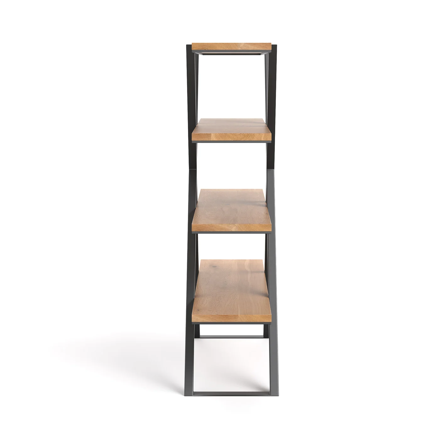 Lax-Bücherregal aus Metall und Holz